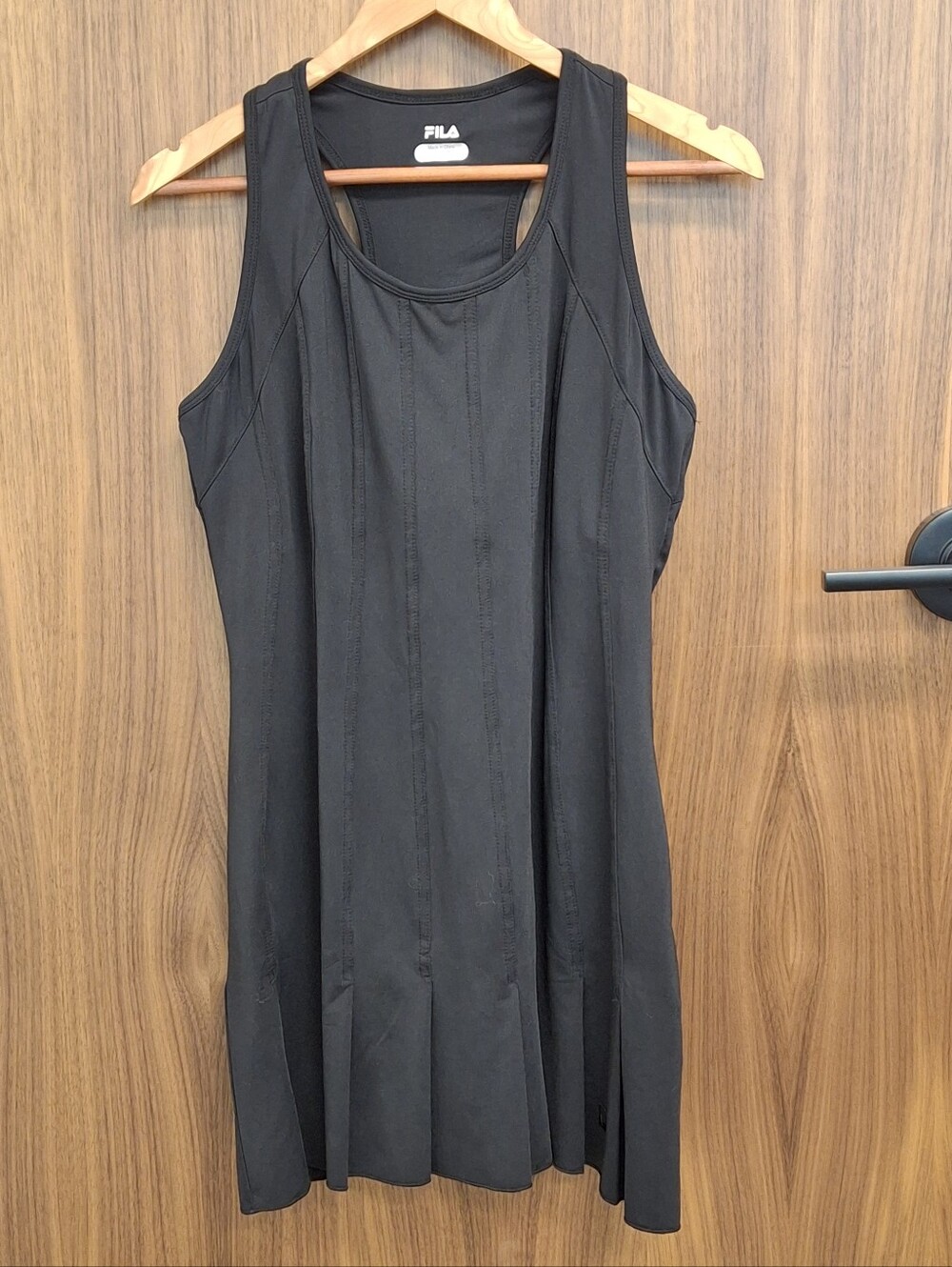 FILA Pleated Racerback Tank Dress SZ XL